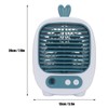 USB Desk Fan 3 Speed Mode Mist Spraying USB Charge