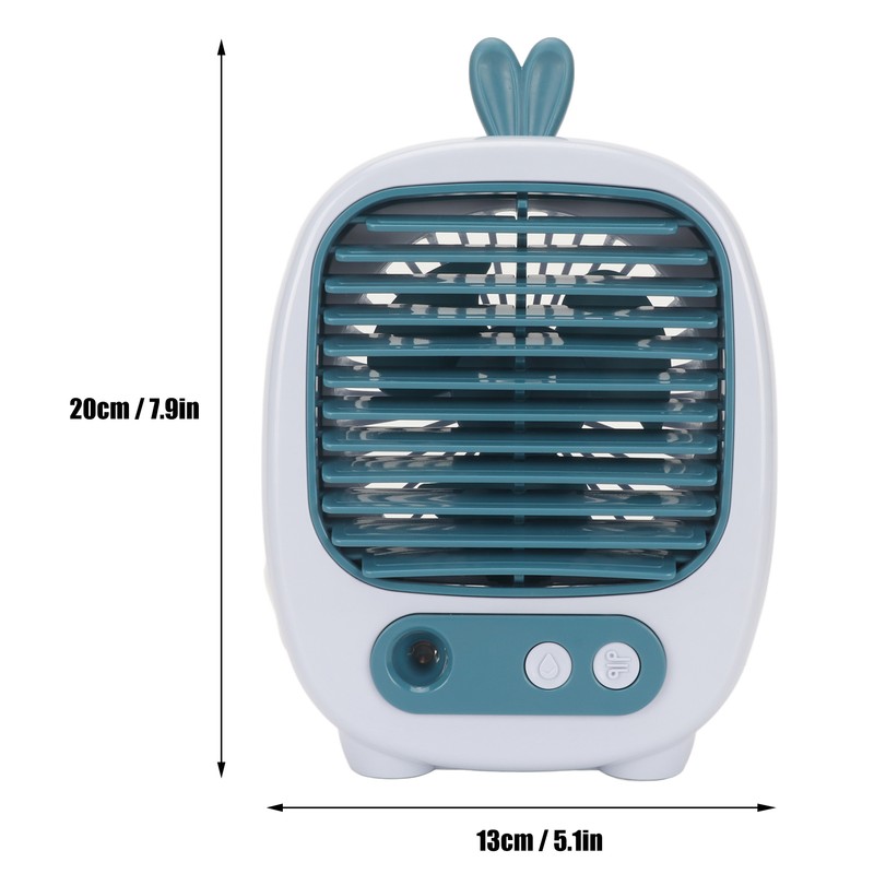 USB Desk Fan 3 Speed Mode Mist Spraying USB Charge
