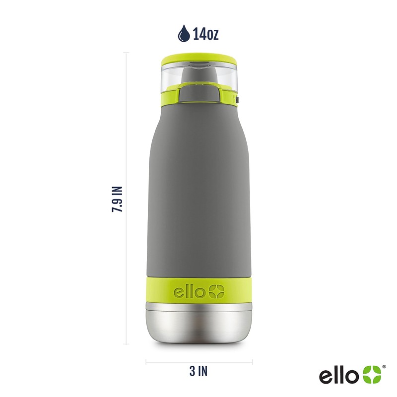 Ello Emma - Botella de agua de acero inoxidable aislada