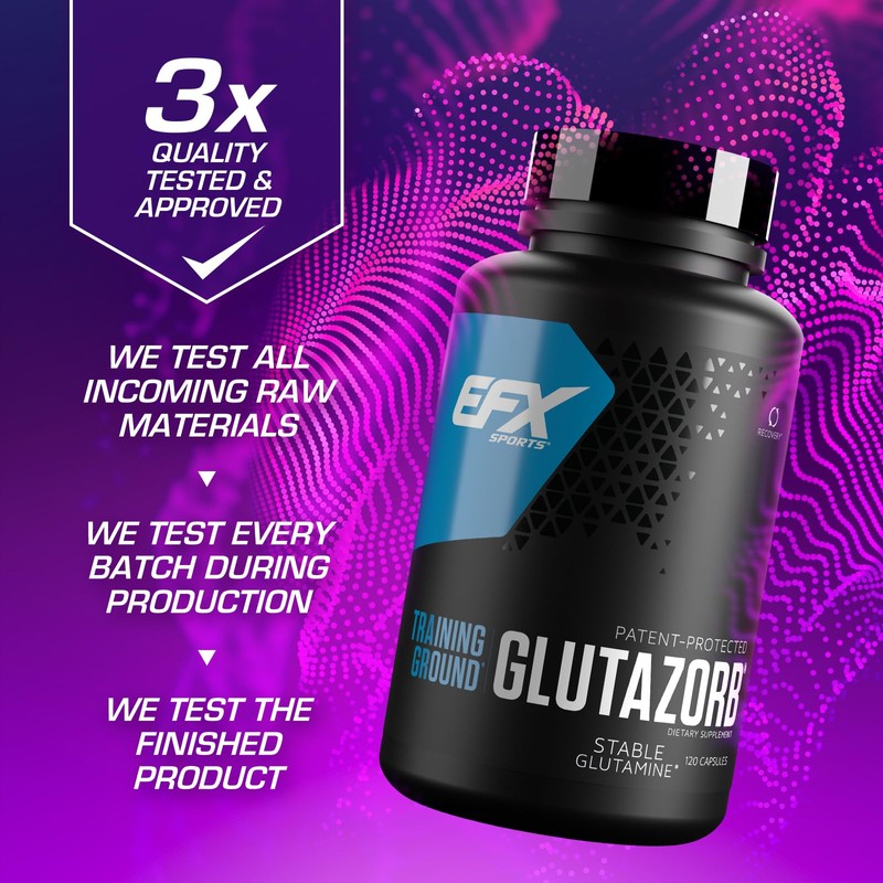 EFX Sports Training Ground Glutazorb Caps | Highly Concentrated, pH