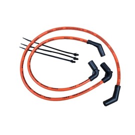 Ton's Performance Orange Silicone 10mm Spark Plug Wires Compatible with Harley H-D FLT FLHT FLHR FLTR 2009-2015 TONS-0915FLH-OR-10MM