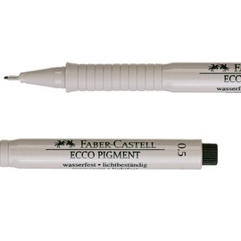 Faber Castell : Ecco Pigment Sketching Pen : 0.5mm Black