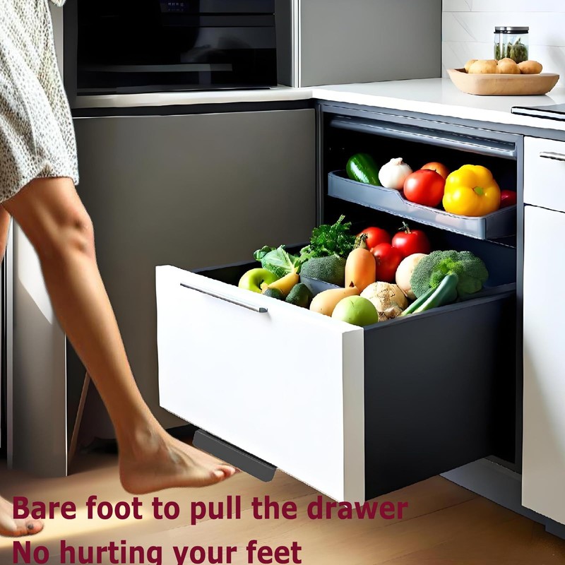 Foot Pull for Trash Drawer - Hands-Free Design, Foot Pull