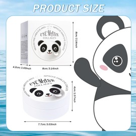 Jasmine Ointment Dark Circles 100 ml, Jasmine Cream Dark Circles with Eye Mask, Slip-on Eyelids Active Jasmine Ointment, Eye Cream Against Eye Bags, Eye Cream Against Wrinkles, Slip-on Eyelids and