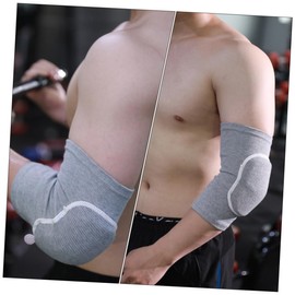 Baluue 1 Pair Sports Elbow Pad Outdoor Protection Arm Sleeves Elbow Guard Brace for Basketball