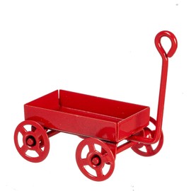 Melody Jane Dollhouse Red Wagon Miniature Pram Garden Beach Accessories 1:12 Scale