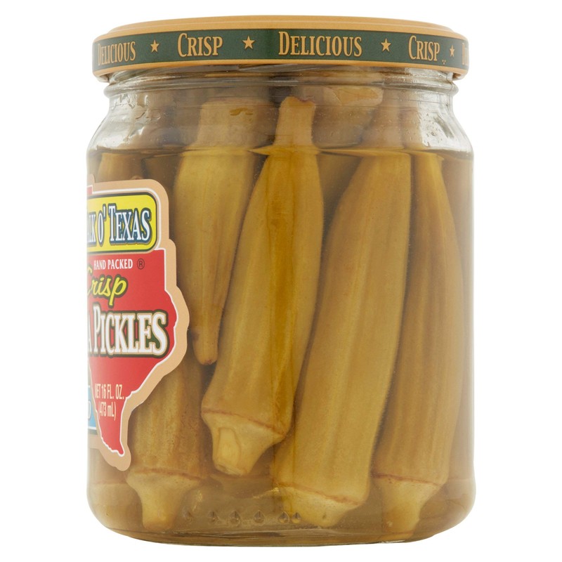 Talk O Texas Okra Pickled Mild (2 count) (Pack of