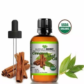 Pure Mayan's Secret Certified Organic Pure Cinnamon Essential Oil - Pure and Natural,