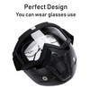 Tactical Airsoft Helmet and Full Face Mask with Removable Goggles