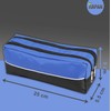Arpan X-Large Size Double Zip Fabric Pencil Case - Ideal