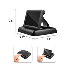 Splenssy Car Baby Camera 4.3'' Car Monitor with Infrared Night Vision Plug and Play View Infant in Rear Facing Seat with Wide Crystal Clear View Easily to Observe The Baby's Every Move