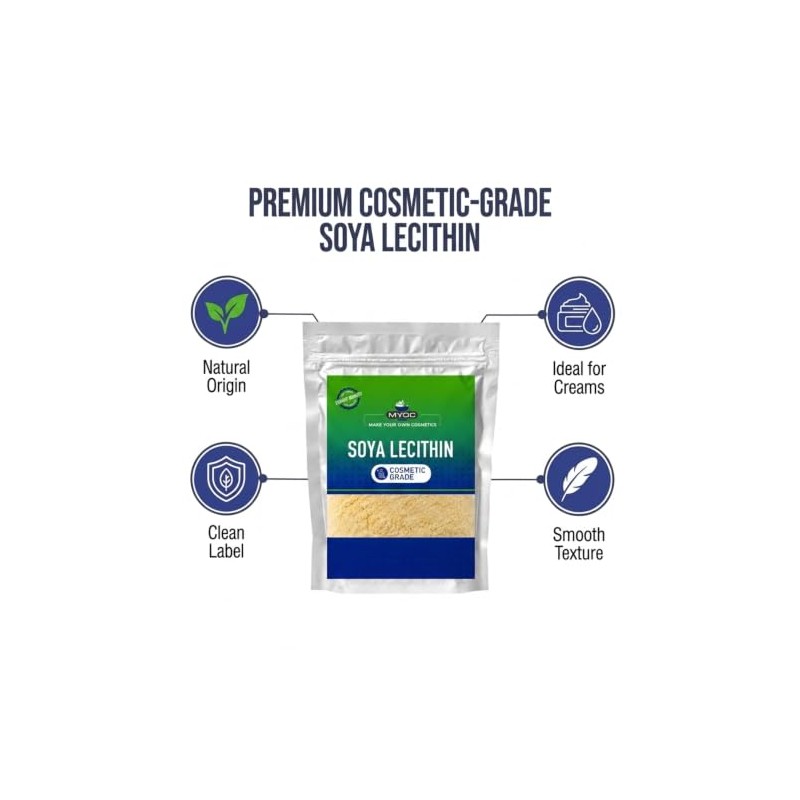 Lecithin – (3.52 oz / 100g) Natural Cosmetic Grade Phospholipid