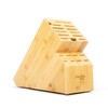 Shenzhen Knives 20 Slot Universal Knife Block: X-Large Bamboo Finish