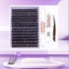 Ocean Pearl Cluster Lashes Thick 200D Volume Eyelash Clusters Kit