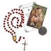 St Anthony Rosary - with Laminated Prayer Card, Saint Anthony