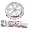 WOONEKY Modern Style Oven Air Vent Covers Stainless Steel Vent
