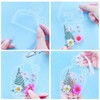 Cayway 80 PCS Clear Pressed Flower Bookmark DIY Plant Bookmark