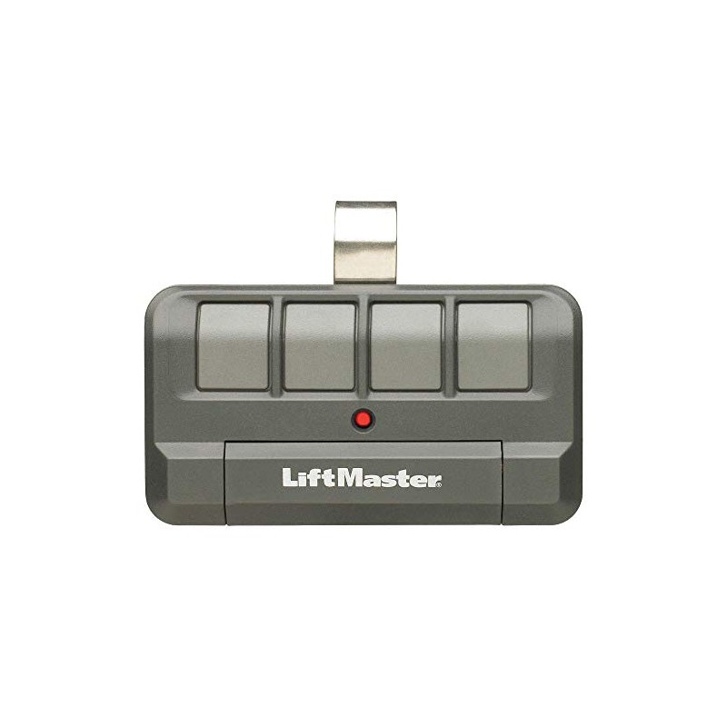 LiftMaster 894LT Remote Control Transmitter, 4 Button, Black with Grey
