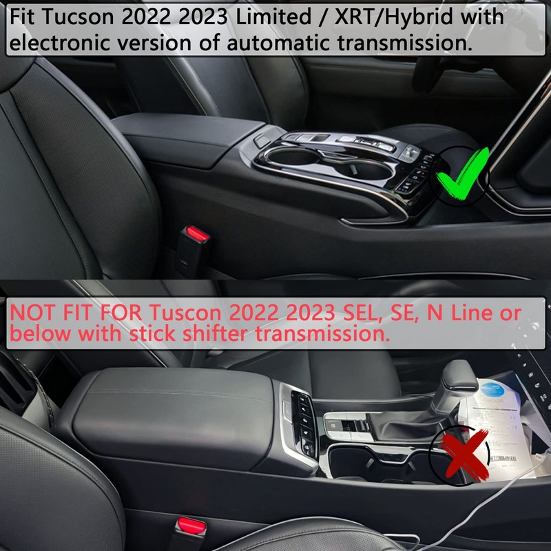 Center Console Organizer Tray Compatible with Hyundai Tucson Limited 2022
