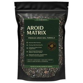 AROID Potting Mix/Premium Soil for Monstera, Philodendron, Alocasia, Anthurium – Chunky, Optimally Aerated Soil – Organic & Ready to Use – Supercharges Root and Foliage Growth (4 QTS)