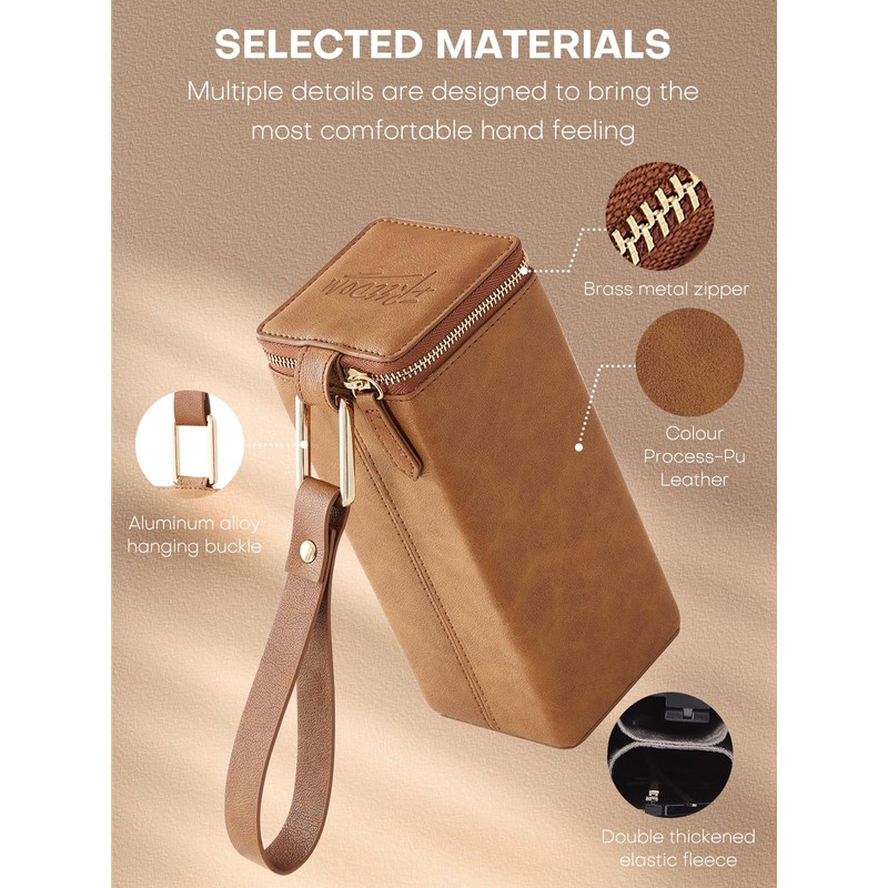 cloudever Sunglasses Travel Case Organizer Hangable for Men Women, Eyeglasses