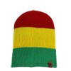 The Hatter Trendy Warm Soft Stretch Long Beanie (Rasta)