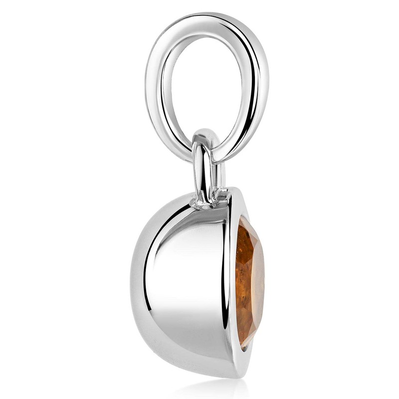 MATERIA by Matthias Wagner Women's Necklace Pendant 925 Silver Round