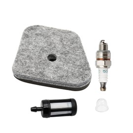 LIDSCURA Air Filter Tune Up Kit with Fuel Filter Spark Plug Primer Bulb Replacement for Stihl FS87 FS90 FS90R FS100 FS100ARX FC90 FC95 FC100 FC110 Trimmer Replace 4180-120-1800