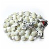 GeekTenet Rosary Beads Chaplet Natural Shells 8mm Rosery Cross Catholic