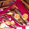 FOTSHARER Ceiling Drapes for Weddings Hot Pink 5x30FT 2 Panels