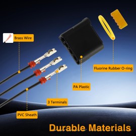 KPALAG 4PCS Ignition Coil Connector Plug with Wire Harness Repair Pigtail Compatible with Subaru Legacy, Impreza, Forester, Tribeca 1998-2014