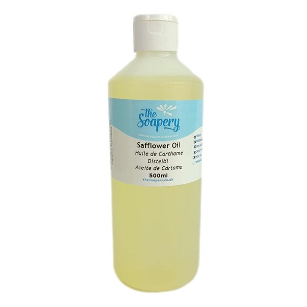 The Soapery Safflower Oil 500ml - Refined 100% Pure Carrier