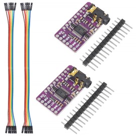 2PCS PCM5102 GY-PCM5102 Interface I2S IIS Lossless Digital Audio DAC Decoder Module Voice Module Player Board Stereo DAC Digital-to-Analog Converter Voice Module for Arduino