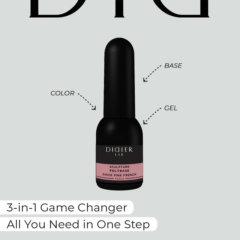 Sculpture Polybase "Didier Lab", Chic Pink French, 10 ml