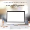 Bluetooth Keyboard 78 Keys RGB Backlit Ultra Slim Silent Portable