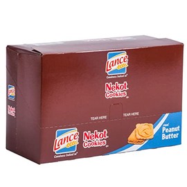 FRD Lance Nekot Vanilla Cookie with Peanut Butter Filling 20 Count (Pack of 1)