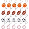 20 Pack Mini Sports Ball Keychains - Fun Fidget Toys
