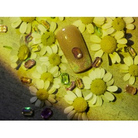 Emerald Nail Deco Mixed Color Resin Diamond Crystal 3D Long Rhinestones Nail Design Art Nail Charm Candy Nail Rhinestones (30 pcs)