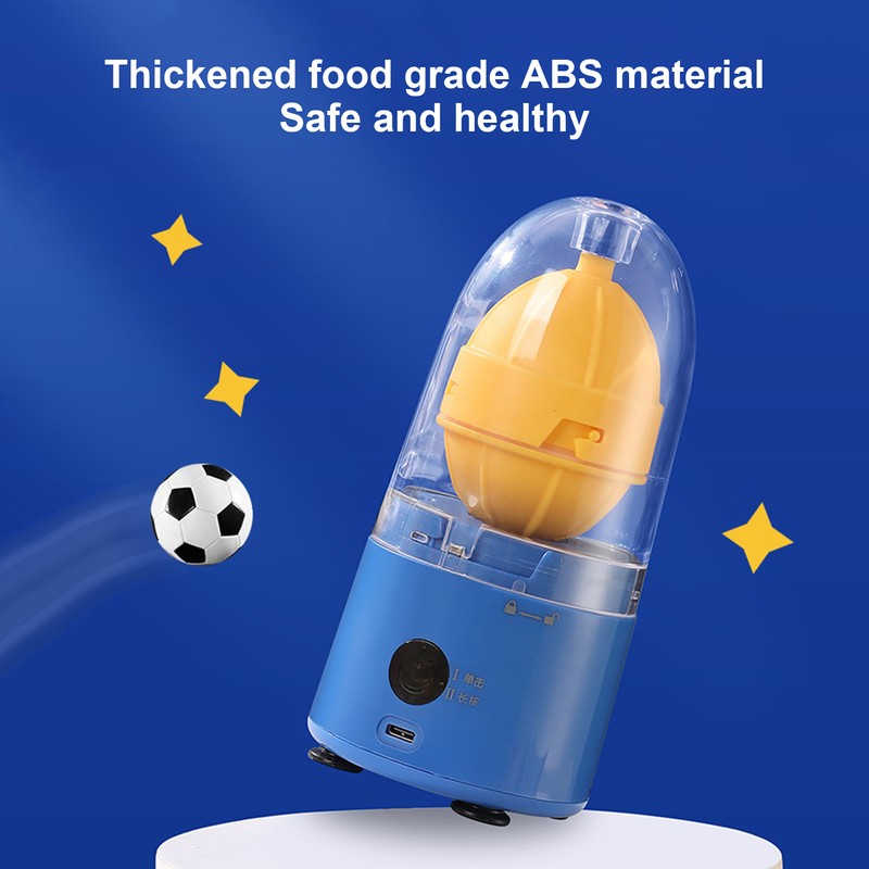 Egg Scrambler Blue Electric Food Grade Material Silicone Bottom Dishwasher