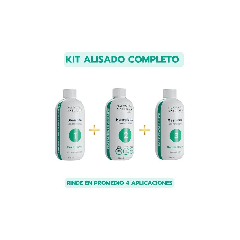 Nanoplastia Capilar Alisado Keratina Profesional Sin Formol