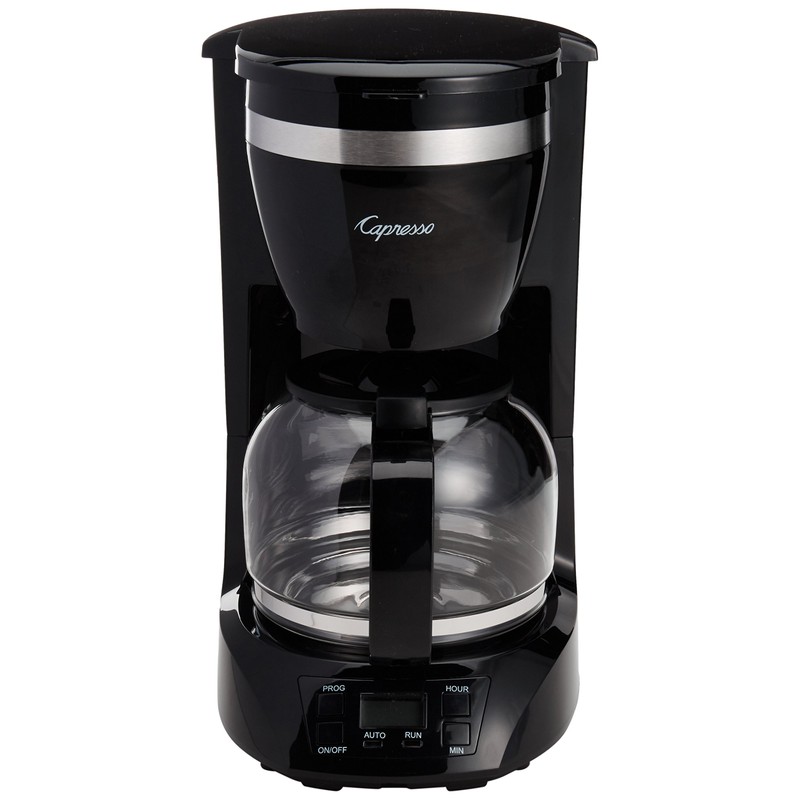 Capresso 424.01 12-Cup Drip Coffeemaker Stainless, 13" x 7.25" x