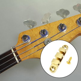 Briny River Gold 3 String Retainer Bass String Retainer for Hold 3 Strings In The Bass Head of 4 String Electric Bass