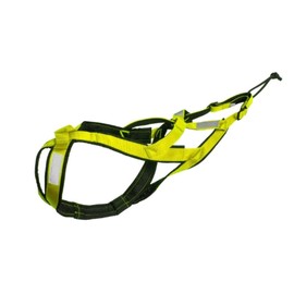 Total Dog Harness for Sports with Dog, Running, Canicross, Sledge, Mushing, Bike, Scooter, etc. (Yellow, L)