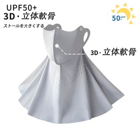 [SATPULOT] 日焼け防止フェイスカバー スタンダード息苦しくない 繰り返し 洗える 日よけ UVカット ＵＶカット フェイスマスク ペイスリー 紫外線対策顏・耳・首の紫外線対策 スポーツマスク 1枚入り