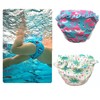 Reusable Swim Nappy, Pack of 2 Swimming Trunks for Baby