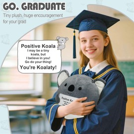 ZENLIV Positive Koala Emotional Support Stuffed Animal Gifts for Women, Daughter, Graduation Gifts, Teacher Appreciation, Birthday, Inspirational Motivational Encouragement Cheer Up Plush Toy (Koala)