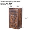 TDLEAYYD 13 Gallons Tilt Out Trash Cabinet, Hidden Trash Can