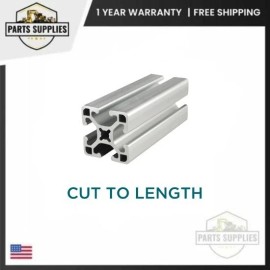 80/20 1515-LS 80/20 1.50" x 1.50" Lite Smooth T-Slotted Four Open T-Slots - 72" long