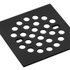RRAJJ Square Improve 4-1/4 Inch(108mm*108mm) Screw-in Shower Floor Drain Grate