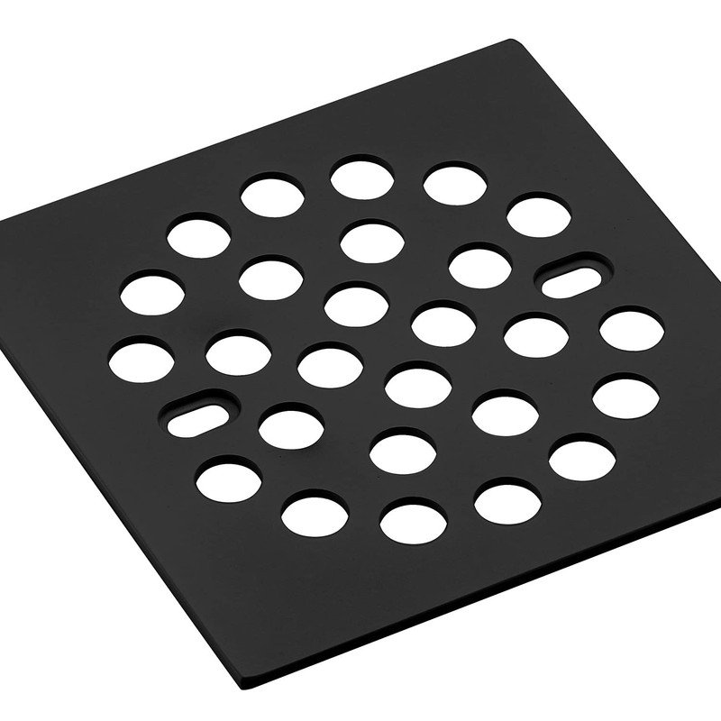 RRAJJ Square Improve 4-1/4 Inch(108mm*108mm) Screw-in Shower Floor Drain Grate